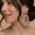 Radiant crystal arch statement earrings
