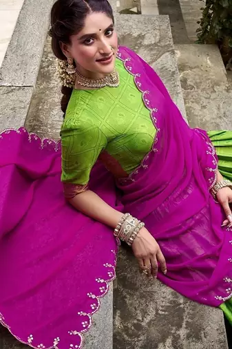 Traditional Perrot Poly Cotton Half Saree With Zari Weaving Work Lehenga Choli