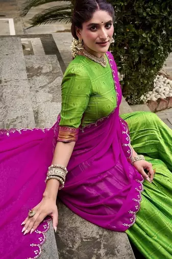 Traditional Perrot Poly Cotton Half Saree With Zari Weaving Work Lehenga Choli