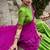 Traditional Perrot Poly Cotton Half Saree With Zari Weaving Work Lehenga Choli