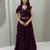 Wine Color  Embroidery ,sequence, Mirror And Thread work Fuax georgette Lehenga Choli Set