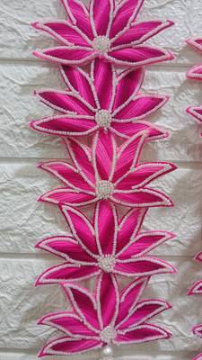 flower booti with cow hanging for decor your home  gifting  prosperity (pack of 2) (pink)  4