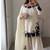 White fendy silk embroidery thread work patiala suit