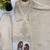 Grey silk blend embroidered beads work plazzo suit