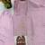 Lavender silk blend embroidered beads work plazzo suit