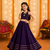Girl's premium roman silk flared chaniya choli for navratri & garba