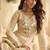 Ceam silk blend mirror embroidered work kurti plazzo set with dupatta