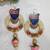 shubh labh shree nath ji with gota chakri latkan  shubh labh latkan for home & door home decor (pack of 2)