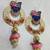 shubh labh shree nath ji with gota chakri latkan  shubh labh latkan for home & door home decor (pack of 2)