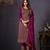 Ranipink heavy rangoli with coading sequence work unstitched suit