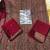Maroon heavy rangoli with coading sequence work unstitched suit