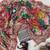 Silk Blend Saree With Print And Real Mirror Work