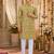 Yellow digital printed work cotton straight kurta