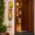handmade artificial flower door hanging lotus design  handmade shubh labh entrance decoration (pack of 2) 
