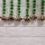 handmade wall door pom pom string golden beads decoration item for home  (pack of 4) 