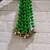 handmade wall door pom pom string golden beads decoration item for home  (pack of 4) 
