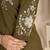 Women's mehendi embroidered kurti with pant set