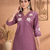 Women's oniun embroidered kurti with pant set