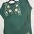 Women's teal embroidered kurti with pant set