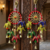 handcrafted rajasthani elephant door hanging bells & decorative wall hanging  traditional indian home  (pack of 2)