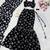 black georgette printed festival lehenga choli