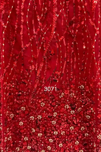 red net embroidered party lehenga choli