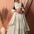 off white georgette embroidered wedding lehenga choli