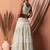 off white georgette embroidered wedding lehenga choli