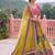 multicolor silk blend embroidered wedding lehenga choli