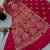 rani pink silk blend embroidered wedding lehenga choli