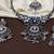 oxidised silver jewellery set wfor navratri garba   crystal studded choker set