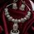 oxidized silver peacock feather necklace set with earrings   choker for navratri garba, weddings & festivals