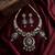 antique oxidised silver elephant meenakari choker necklace & earrings set for navratri garba jewelry