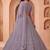mauve net embroidered party lehenga choli
