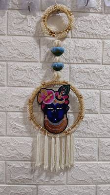 traditional decorative shrinath ji chudi latkan wall hanging  wall hanging for home decor (pack of 2) 1