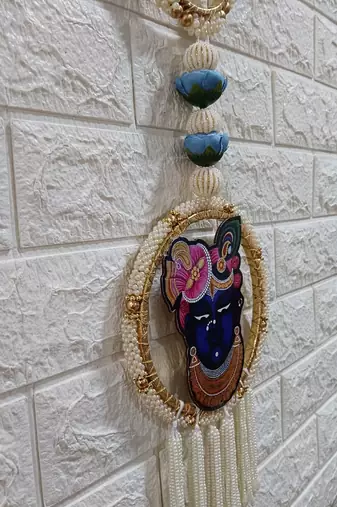 traditional decorative shrinath ji chudi latkan wall hanging  wall hanging for home decor (pack of 2)
