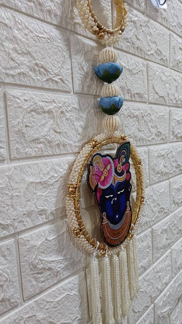 traditional decorative shrinath ji chudi latkan wall hanging  wall hanging for home decor (pack of 2)
