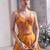 yellow organza printed festival lehenga choli