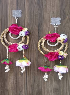 handmade mulicolor small hanging decoration handmade decorative (pack of 2) 1