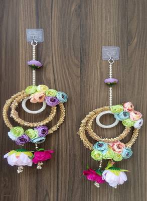 handmade door hanging decorative latkan  home festive decor pack of 2 1