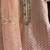 Peach embroidered chanderi cotton silk kurti set