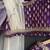 Purple chanderi organza attached dupatta lehenga set