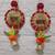 shubh labh chudi parrot hanging perfect for home decor  handmade toran hanging festival decor (pack of 2)