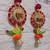 shubh labh chudi parrot hanging perfect for home decor  handmade toran hanging festival decor (pack of 2)