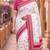 White & red color pure soft silk blend zari weaving saree