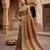 Mehendi green color pure soft silk blend women's zari woven sarees