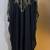 Black beautiful arabic dubai beaded farasha kaftan