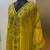 Yellow embroidery work dubai fancy kaftan