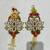 decorative ganesh lakshmi pearl lotus door hanging for home decor diwali pooja festival decoration (pack of 2)