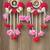 handmade multicolor door hanging  traditional wall hanging decorative latkan hanging decorations (pack of 2) 